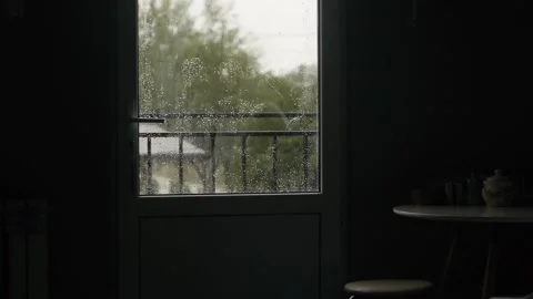 Rain 1 in focus Video stock 224868755