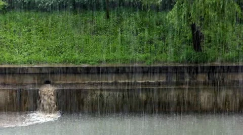 Rain 2 - Loopable Stock Footage 11205683