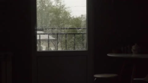 Rain 2 out of focus Video stock 224869099