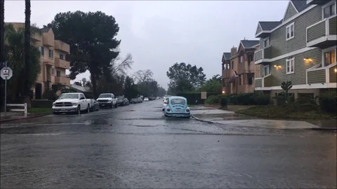 Rain 3 (with volume) Stock Footage 87490549