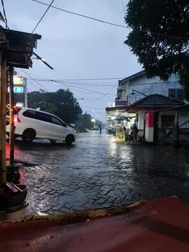 Rain in afternoon Stock Photos
