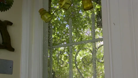 Rain against the window Stock-Footage 89559473