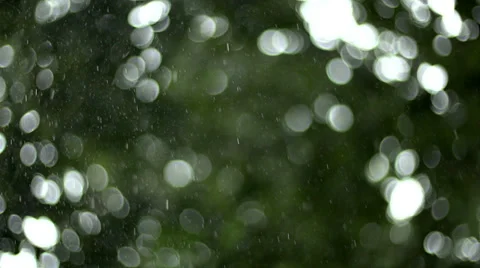 Rain and Bokeh Stock-Footage 39787848