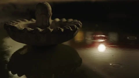 Rain and pool Stock Footage 199273512