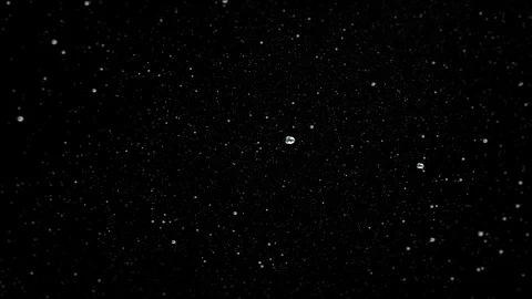 Rain and raindrops falling in slow motion from clouds and misty sky 4K Vídeo Stock 101274634