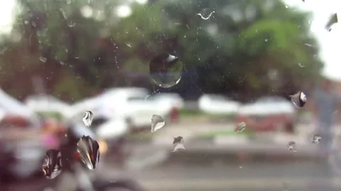 Rain and ride 스톡 동영상 154328481