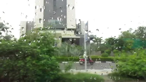 Rain and ride Stock Footage 154545965