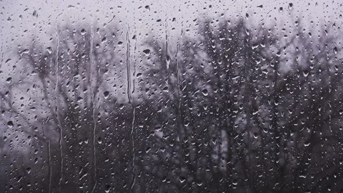 Rain and storm on the window Video stock 141030806