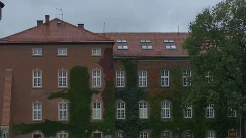 Rain and Strong Wind on Facade Stock Footage 69269975