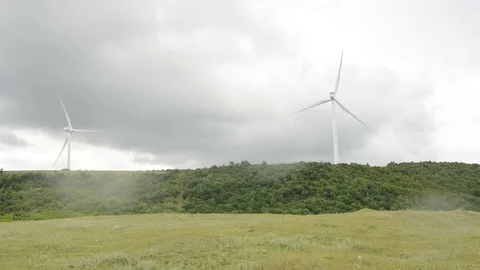 Rain and wind generators Stock Footage 77245789