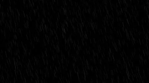 Rain animation on black background. 2d animation Stock Footage 342922050