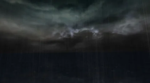 Rain Animation Stock Footage 33984887