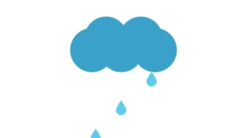 Rain animation. Stock Footage 219458631
