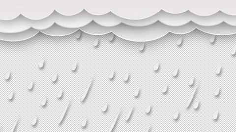 Rain animation Видео 284812067