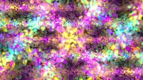 Rain of Autumn Flowers. Stock Footage 296477475