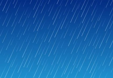 Rain background weather pattern. Raindrops falling water abstract storm motion Stock Illustration