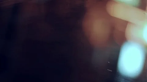 The rain beat on the glass Stock Footage 71246940