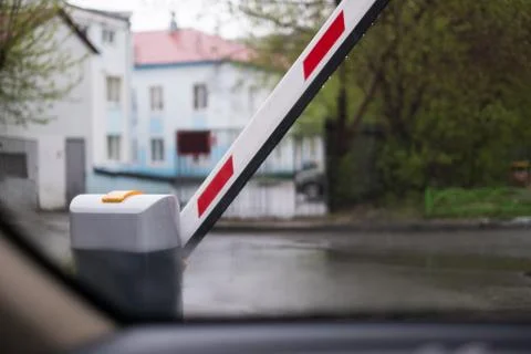 Rain behind a window. rain drops on glass. cars on the road. heavy rain 스톡 사진