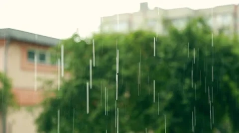 Rain on black. Abstract background Stock Footage 66427605