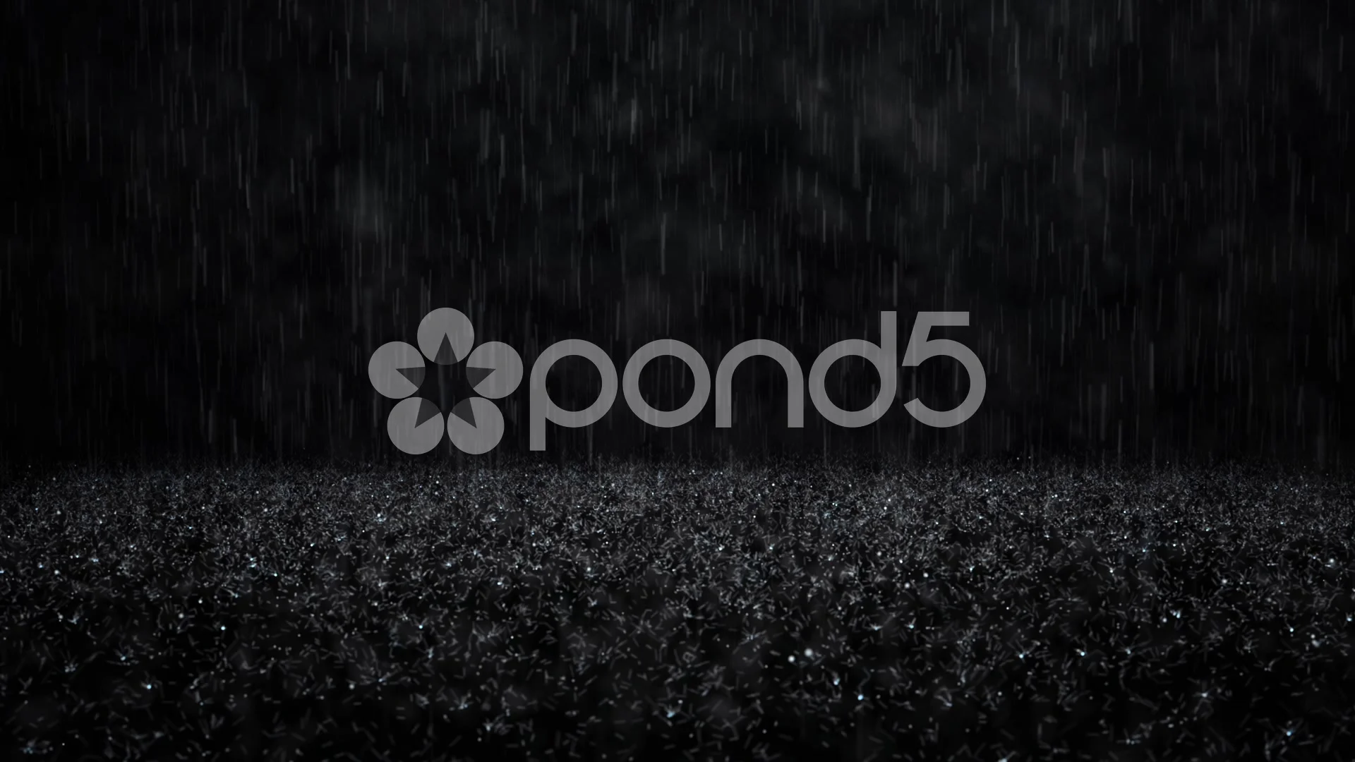 Rain on black background | Stock Video | Pond5