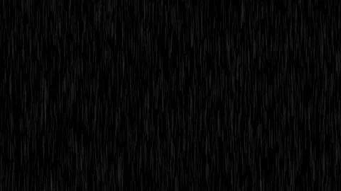 Rain on Black Background - Dark Weather Vídeo Stock 311172641