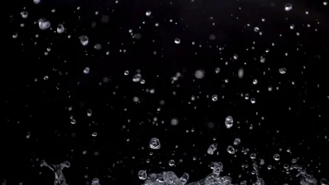 Rain On Black Background Stock Footage 77005717