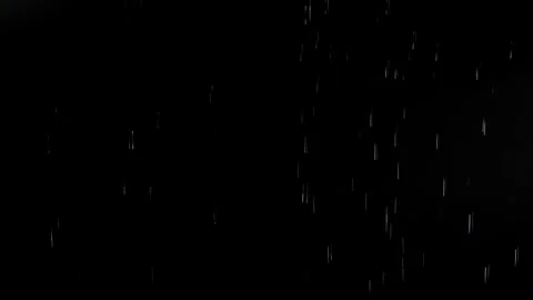 Rain on a black background Video stock 288590044