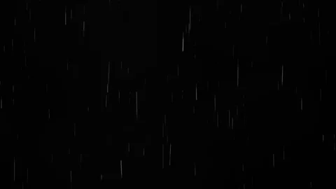 Rain on black background, realistic cgi. 動画素材 112956734