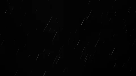 Rain on black background, realistic cgi. Stock Footage 112956912