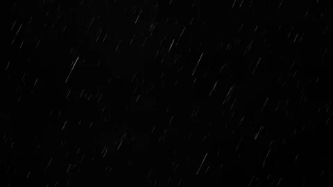 Rain on black background, realistic cgi. Stock Footage 112956963