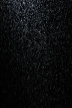 Rain on black with motion. Rain texture. Abstract background Stock Photos