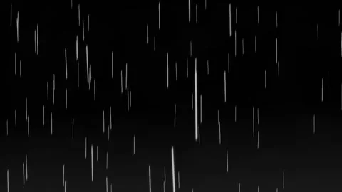 Rain black screen. Rain drops on black background. Rain template. Rainfall black Stock Footage 311054157