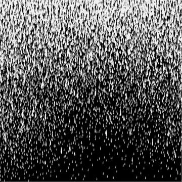 Rain on black. Vector rain texture. Stock Illustration