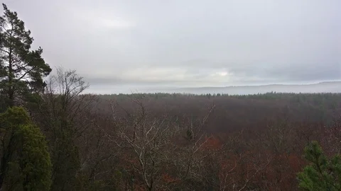 Rain-blown snow timelapse Stock Footage 82542097