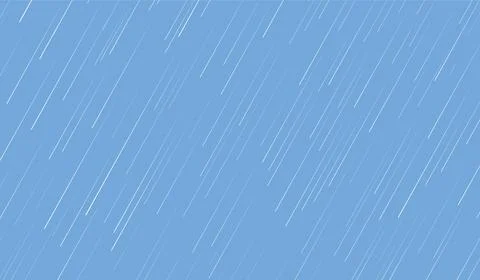 Rain blue background. Water drops rainfall vector pattern Stock Illustration