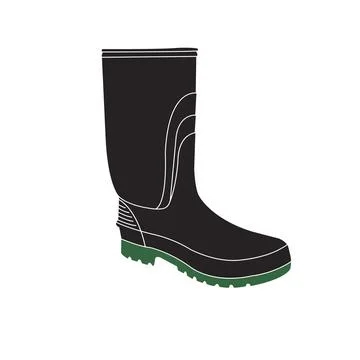 Rain boots icon Stock Illustration