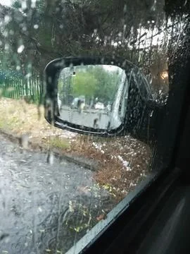 Rain from a car Stock Photos