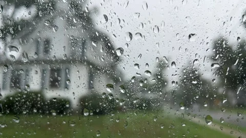 Rain from car with sound Stock Footage 341634775