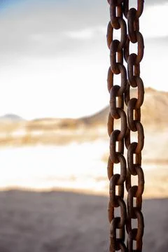 Rain Chain with Copy Space Fotos de archivo