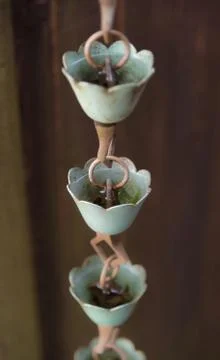 Rain Chain Foto stock