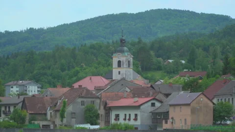 Rain in city center Stock Footage 145481537