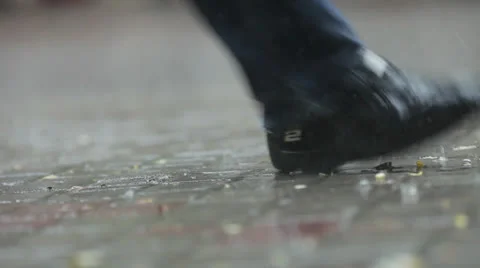 Rain in the city Video stock 24823280