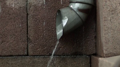 Rain in the city Stock Footage 75685913