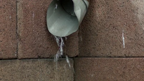 Rain in the city Stock Footage 75685975