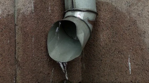 Rain in the city Stock Footage 75686045