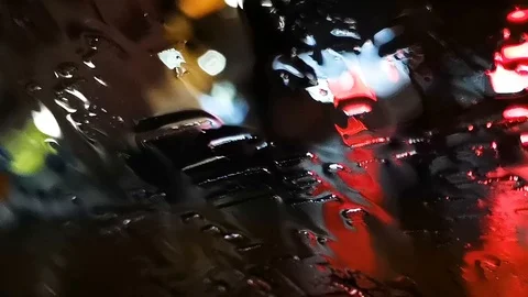 Rain in the city Stock Footage 125269299