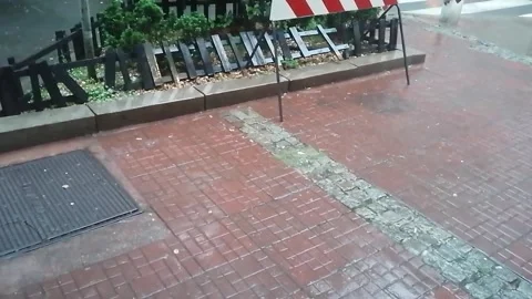 Rain in the city Stock Footage 334768953
