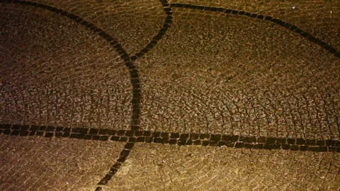 Rain in city at night 스톡 동영상 100903948