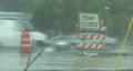 Rain & Closed Road HD Footage