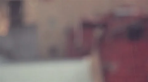 Rain closeup Stock Footage 10881446